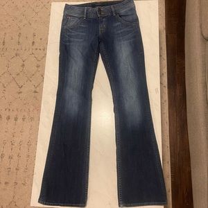 Hudson mid rise flare jeans. Flares back in. They just don’t fit me anymore